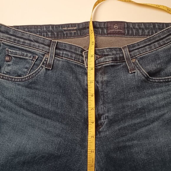 Adriano Goldschmied Jeans Size 30/10 The Harper Mid Rise Slim Leg Medium Wash - Picture 8 of 10